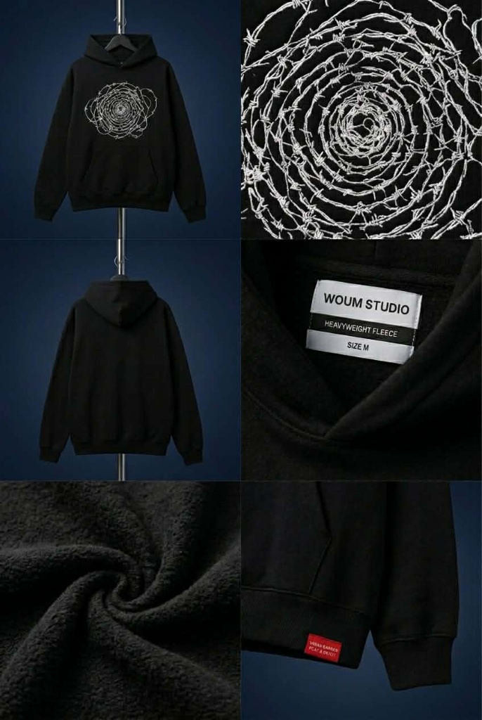 Barbed-Wire Hoodie